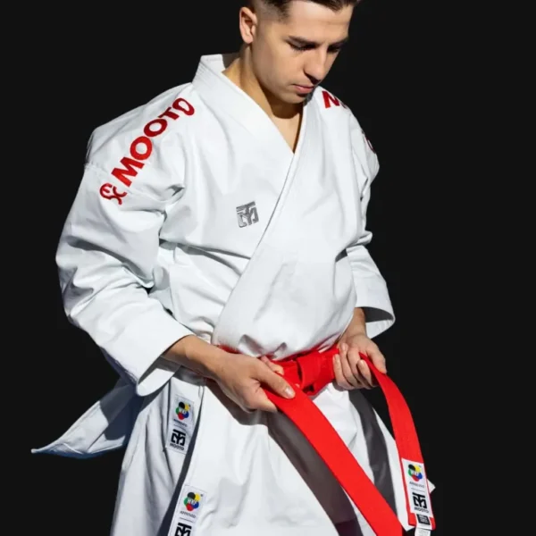 Mooto WKF Approved Extera Karate Kata Uniform Red/Blue Set