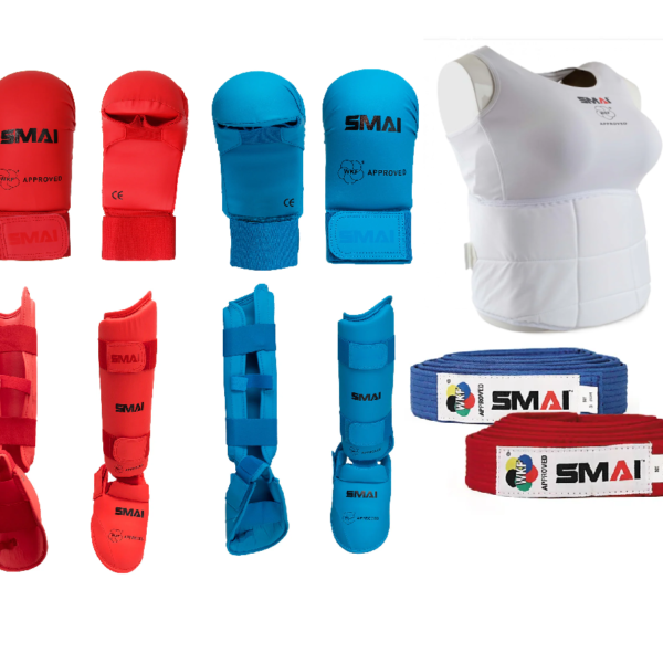 SMAI WKF Approved Complete Karate Kit With Female Body Protector